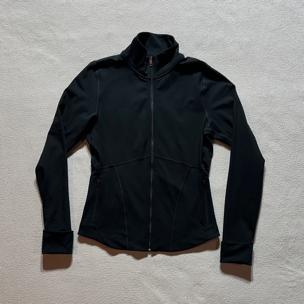 Abercrombie & Fitch YPB SculptLUX Black Zip-Up Jacket
